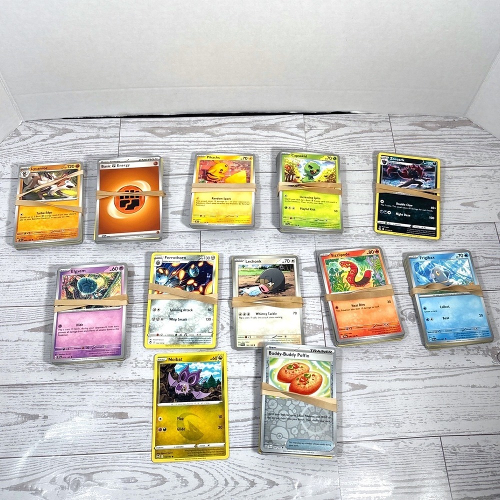 Pokemon Card Collection Lot Set Various Pokemon 250+ Cads
